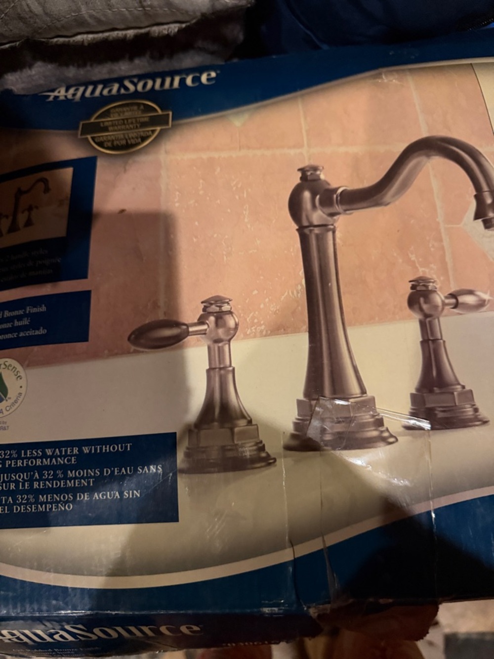 Antique Bronze Widespread Bathroom Faucet - Oil Rubbed Bronze